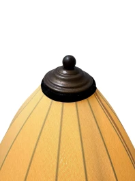 Art Deco Batik Floor Lamp by Hans Steinpatz, Dutch Design, 1920s
